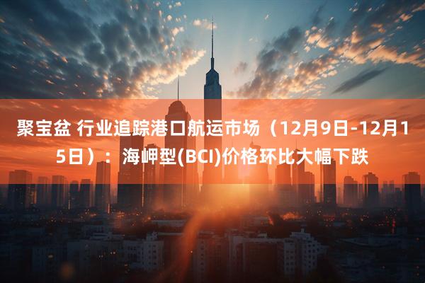 聚宝盆 行业追踪港口航运市场（12月9日-12月15日）：海岬型(BCI)价格环比大幅下跌